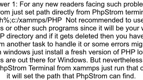 Command 39php39 not recognized but it is registered in Windows PATH