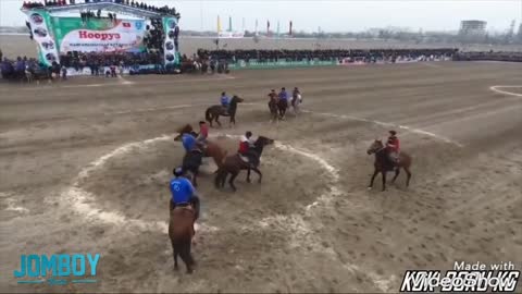 Buzkashi, the sport that uses dead goats as the ball