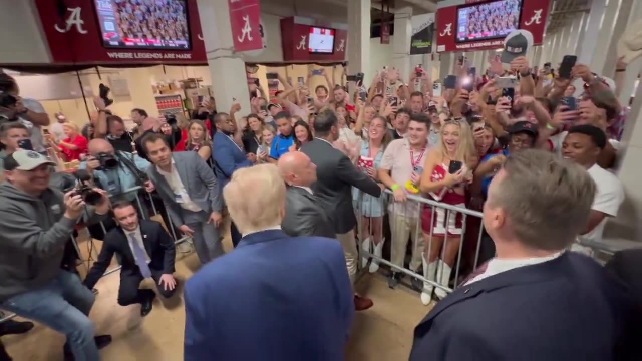 Trump Arrives At The Alabama-Georgia Game In Tuscaloosa (9-28-2024)