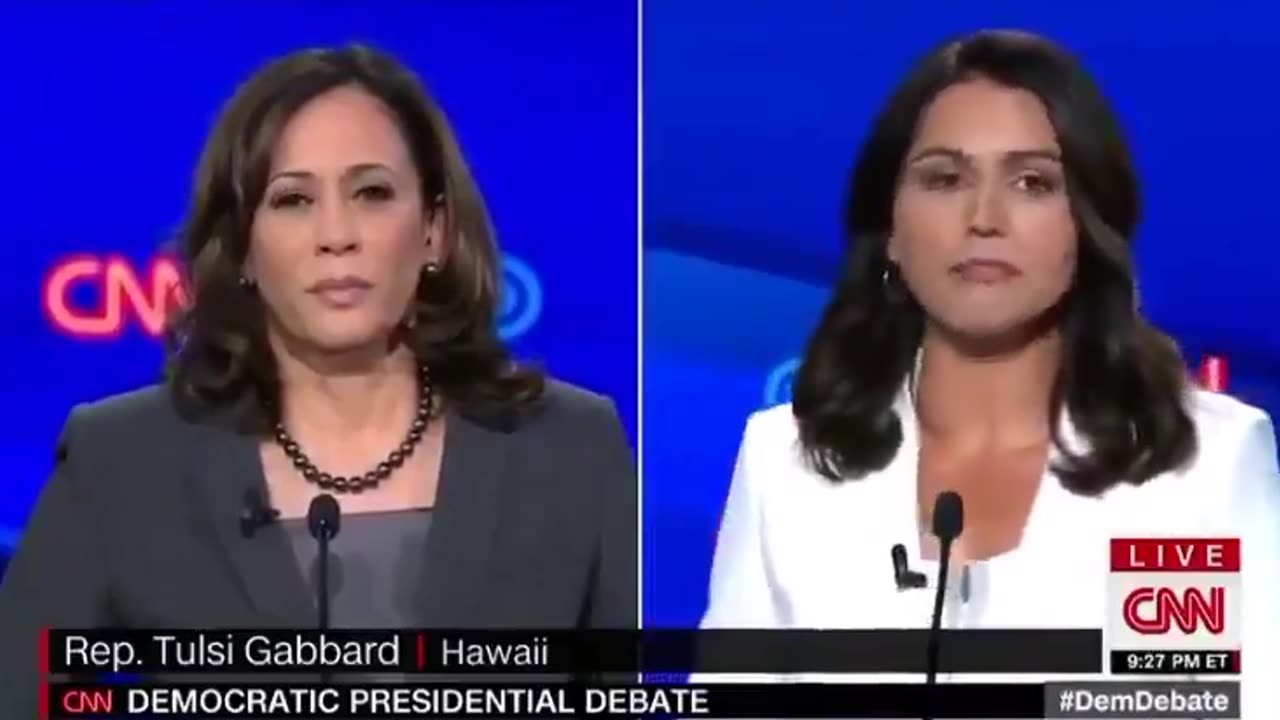 Epic takedown of Kamala Harris by Tulsi during the debate