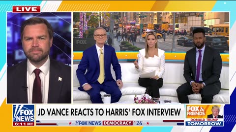 JD Vance Reacts to Kamala Harris Interview – Struggles to Answer a Simple Question