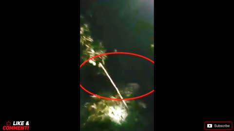 Aswang/Vampire seen above the trees in Davao Occiedental