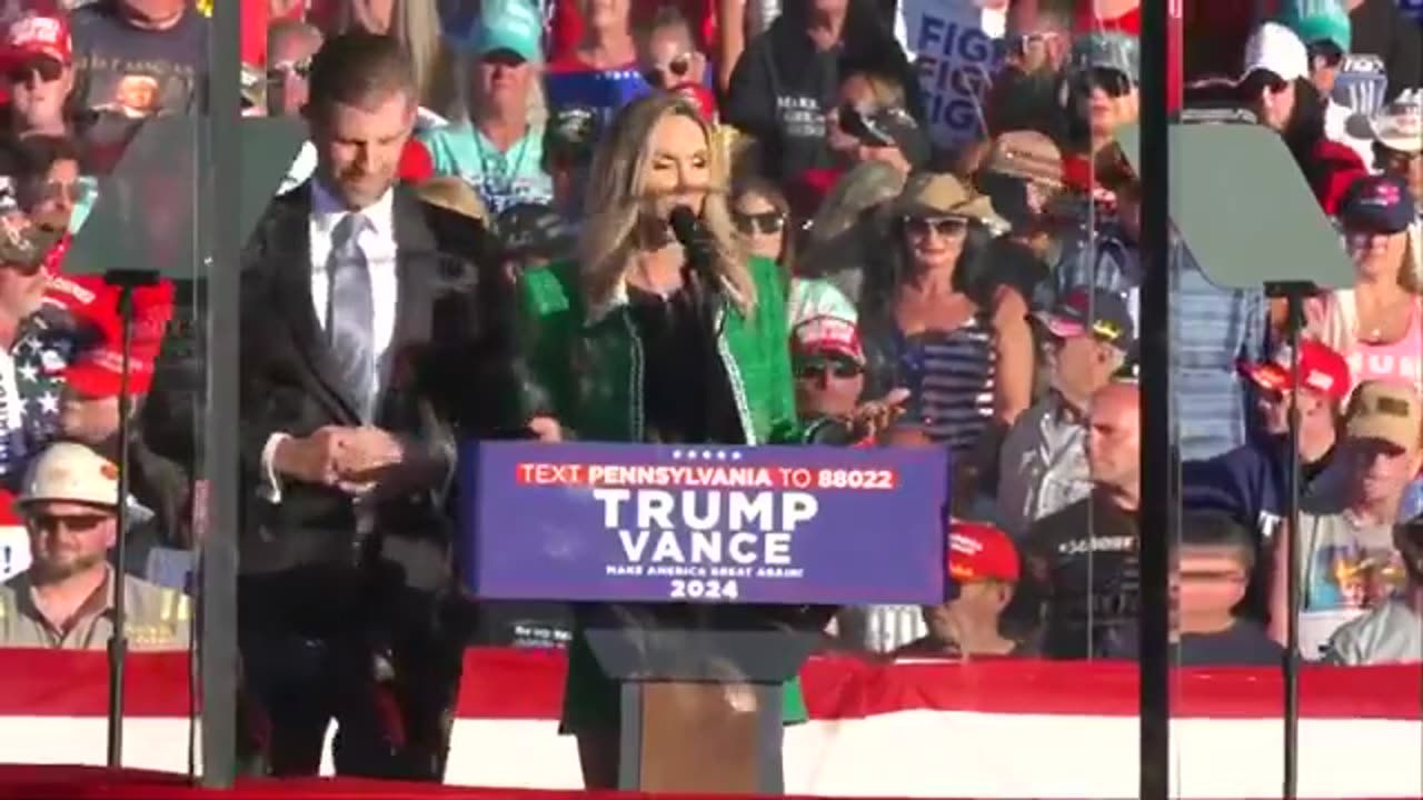 Lara Trump says, “We will track down, find, and prosecute anyone