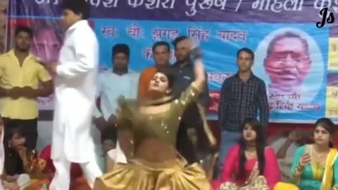 Indian haryanvi stage show song tu Delhi ki hema Malini main dharmendra ludhiane ka