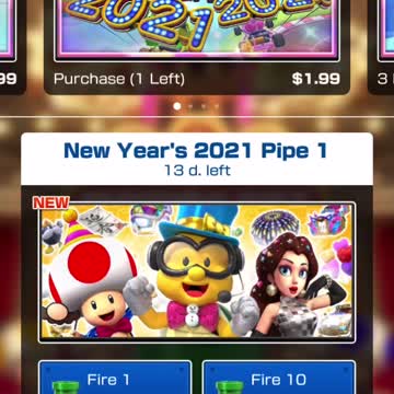 Mario Kart Tour - New Year’s 2021 Pipe Pull