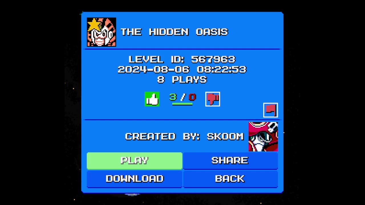 Mega Man Maker Level Highlight: "The Hidden Oasis" by Skoom