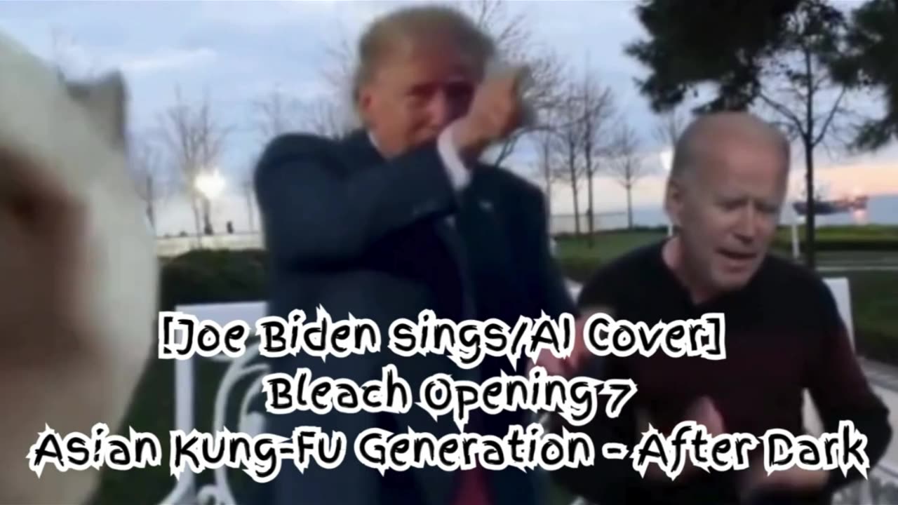 [Joe Biden sings/AI Cover] Bleach Opening 7 Asian Kung Fu Generation - After Dark