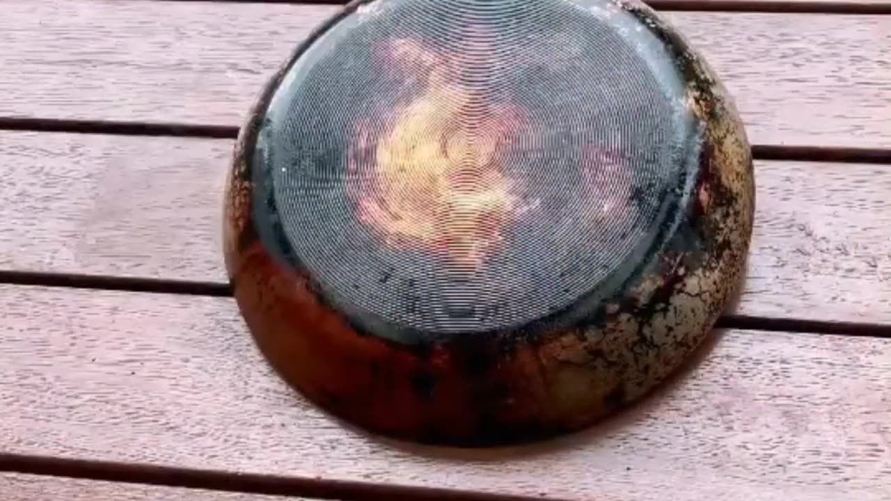 An invention for cleaning pots from rust