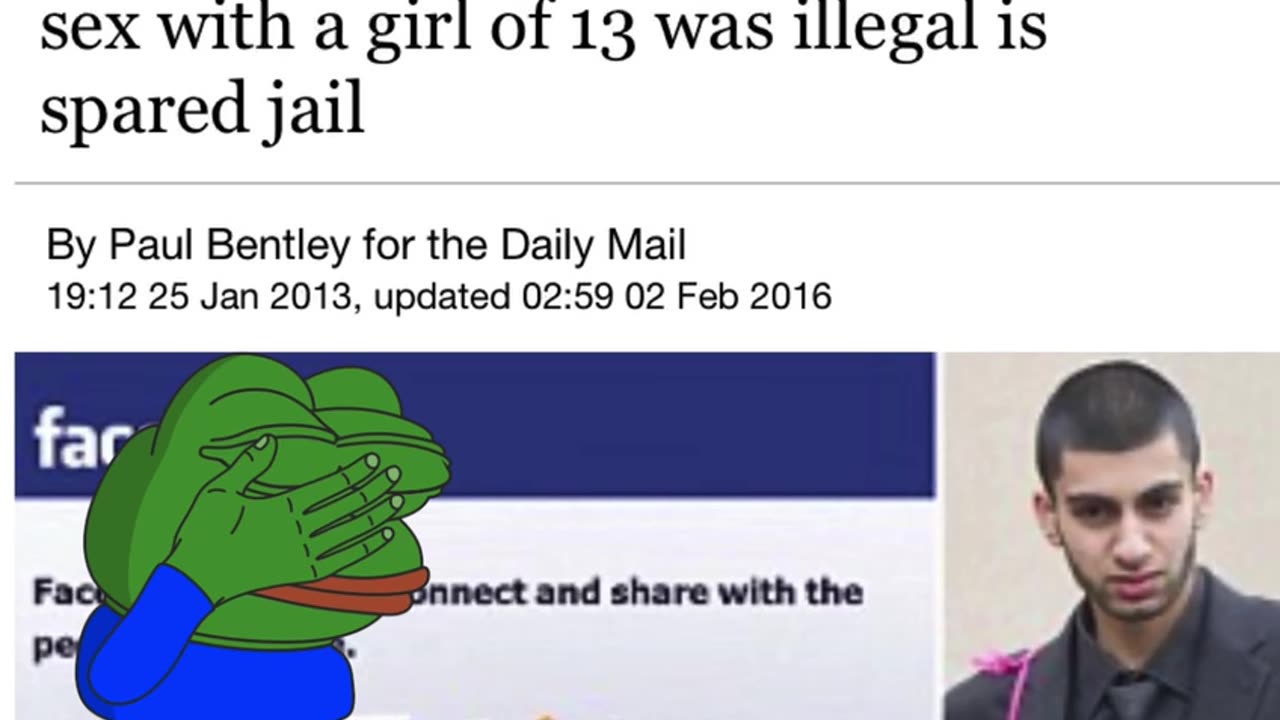 Muslim Immigrant Raped a 13 Year Old Girl in the UK and Was Spared a Prison Sentence