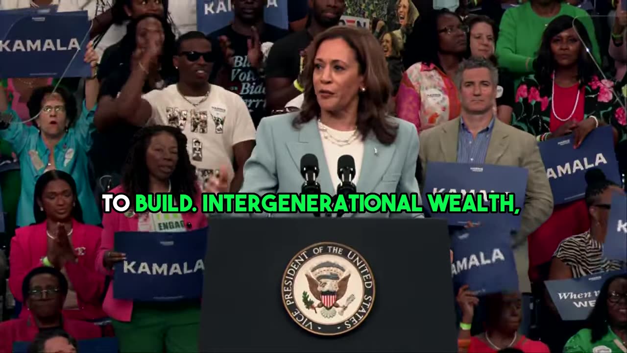 Kamala Harris says, Empowering People for Brighter Future