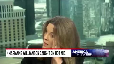 Marianne Williamson a democrat said about her own party while her mic was on