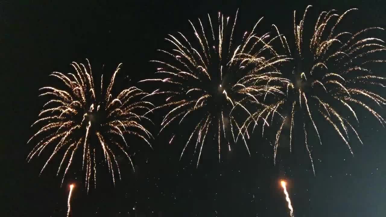 Fireworks at Naval Station Newport