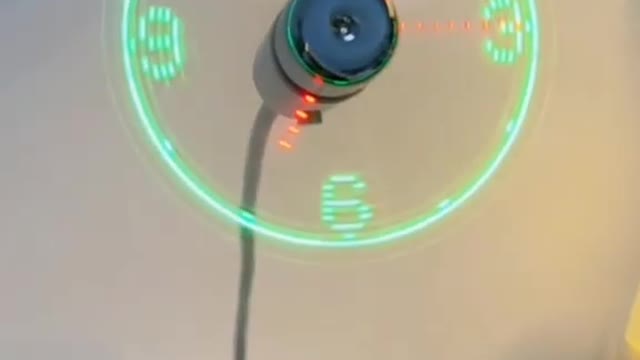 unique gadget fantestic fan digital clock