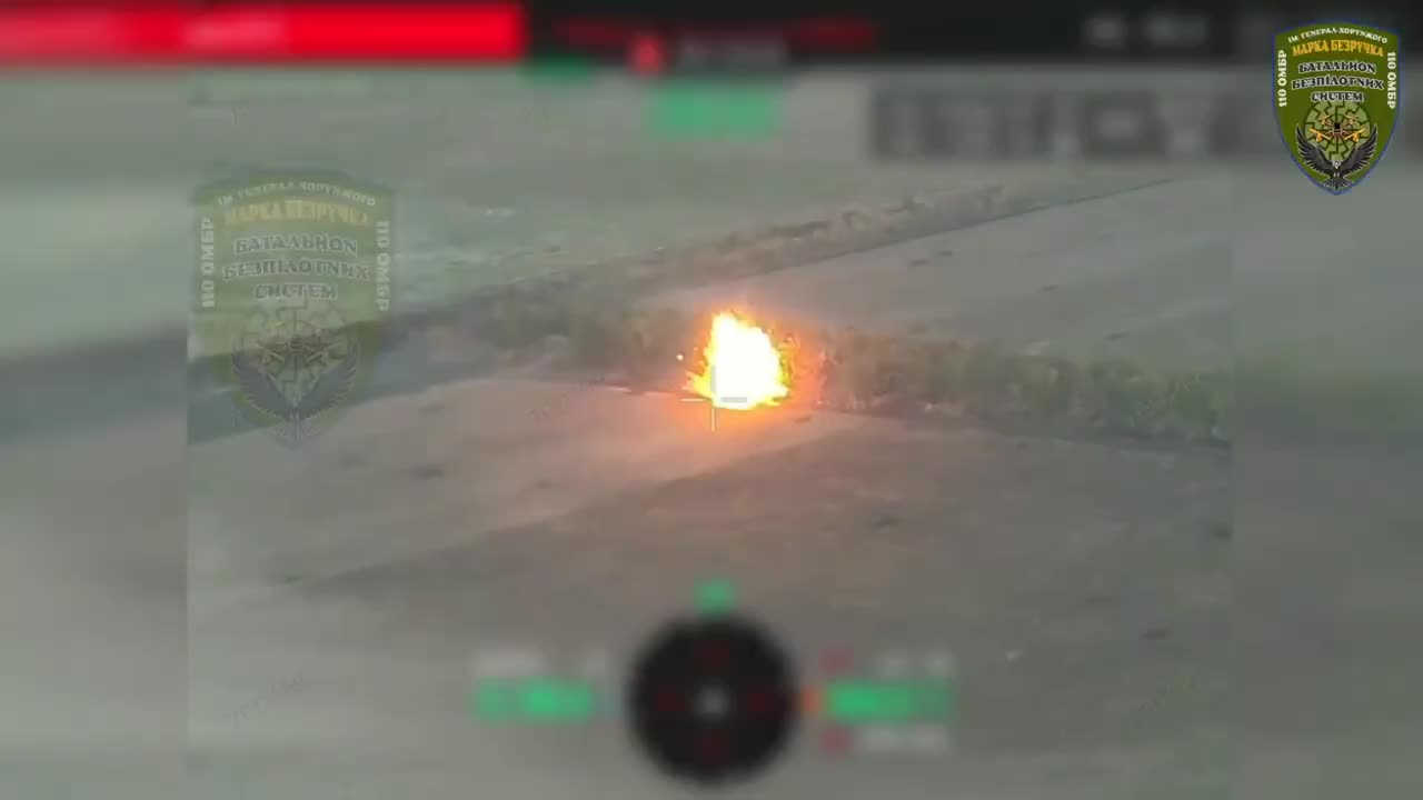 💥🔝 Detonation of Russian BMP-1 ammunition as a result of an FPV drone hit in