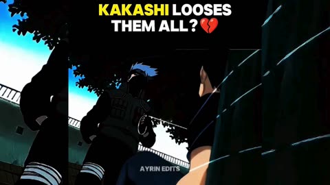 Kakashi Has Nothing to Lose? 💔 #naruto #kakashi #anime