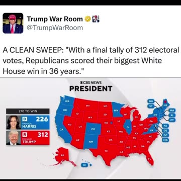 Biggest White House win since Reagan