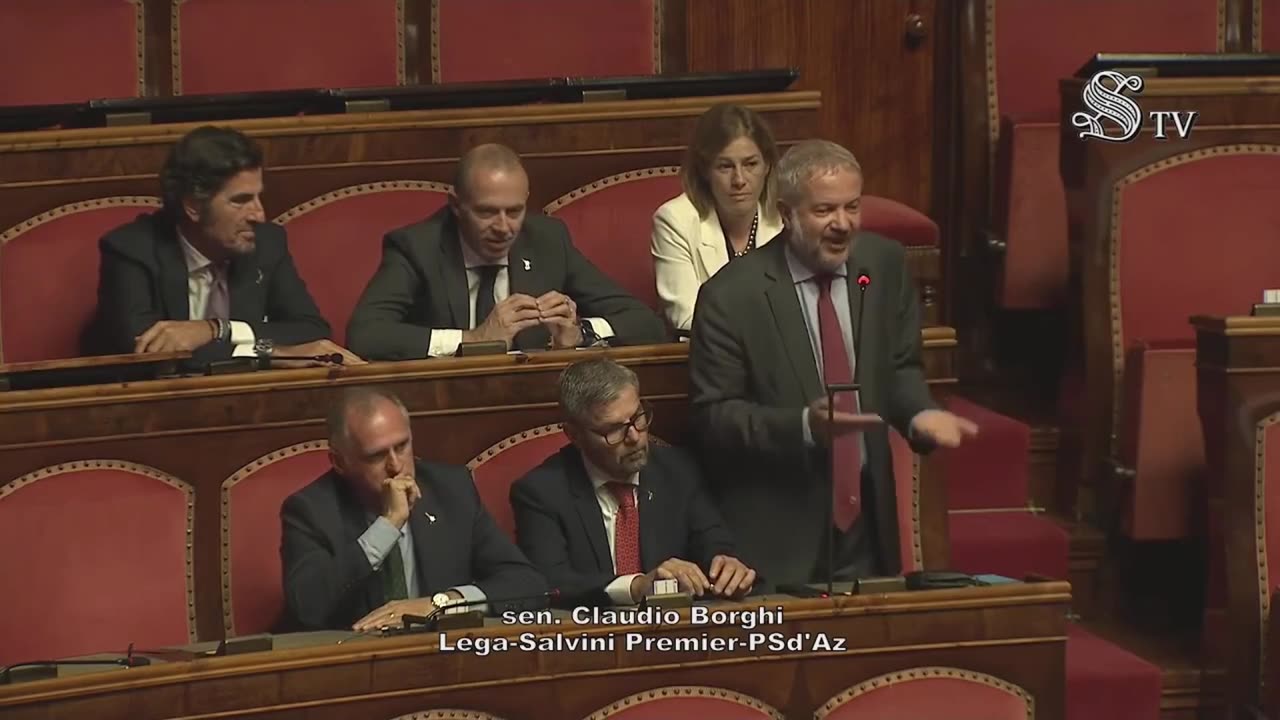 🔴Sen. Claudio Borghi, in Aula, sul piano strutturale di bilancio di medio termine - Italia 2025-2029