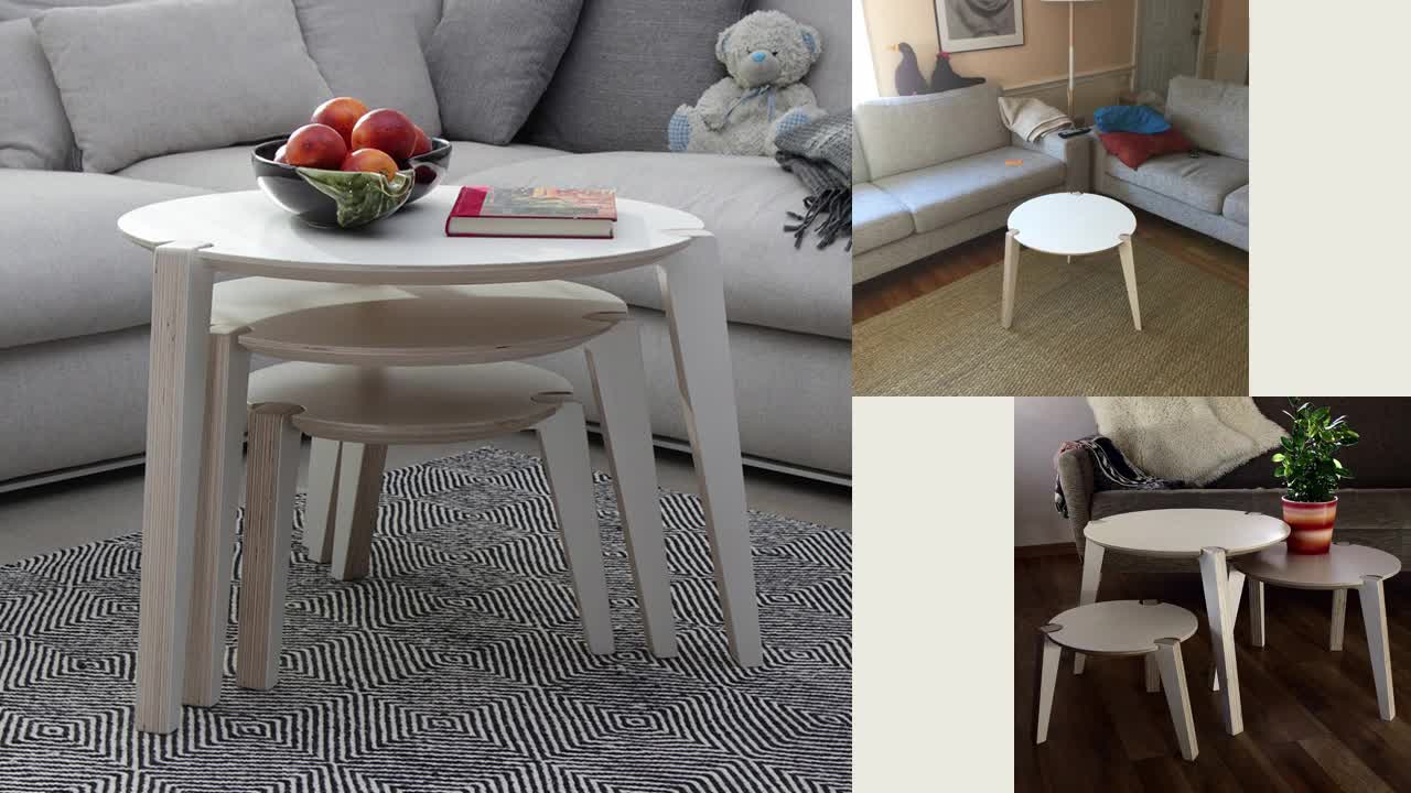 white round coffee end table 3 sizes #coffeetableround #roundcoffeetable