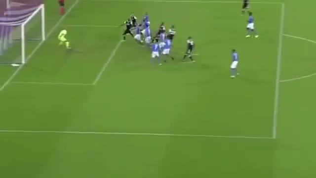 Football. Napoli - Besiktas. Offside or no?