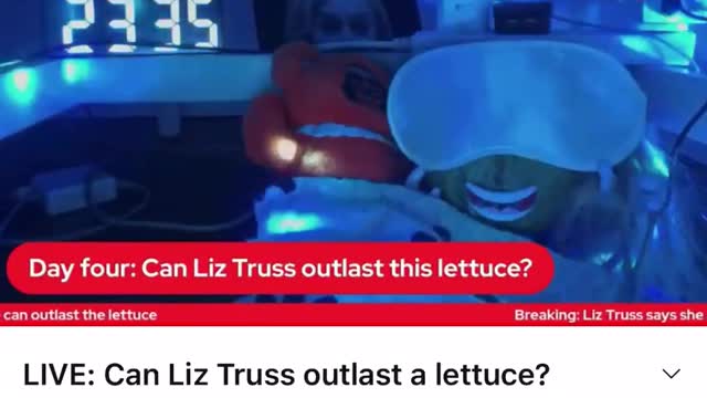 Liz Truss Vs "A Head Of Lettuce"