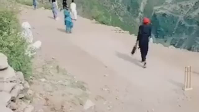 Cricket on beautiful location