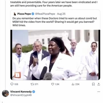 Dr. Stella Immanuel - Flashback to 2020 - She and other real experts shadow-banned by the media