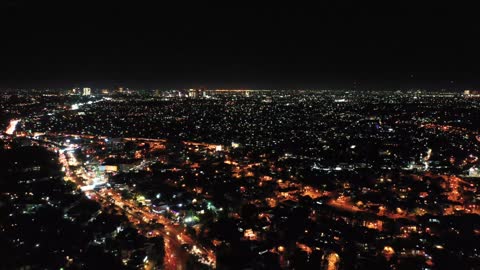 Relaxing white noise of the city with soothing sleeping music titled: The City Lights
