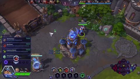 HotS - the Lost Vikings plays - Quick Match - finally, a stomp | Dragonknight Temple