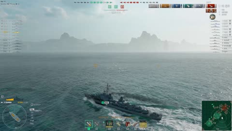 World of Warships in the Gearing