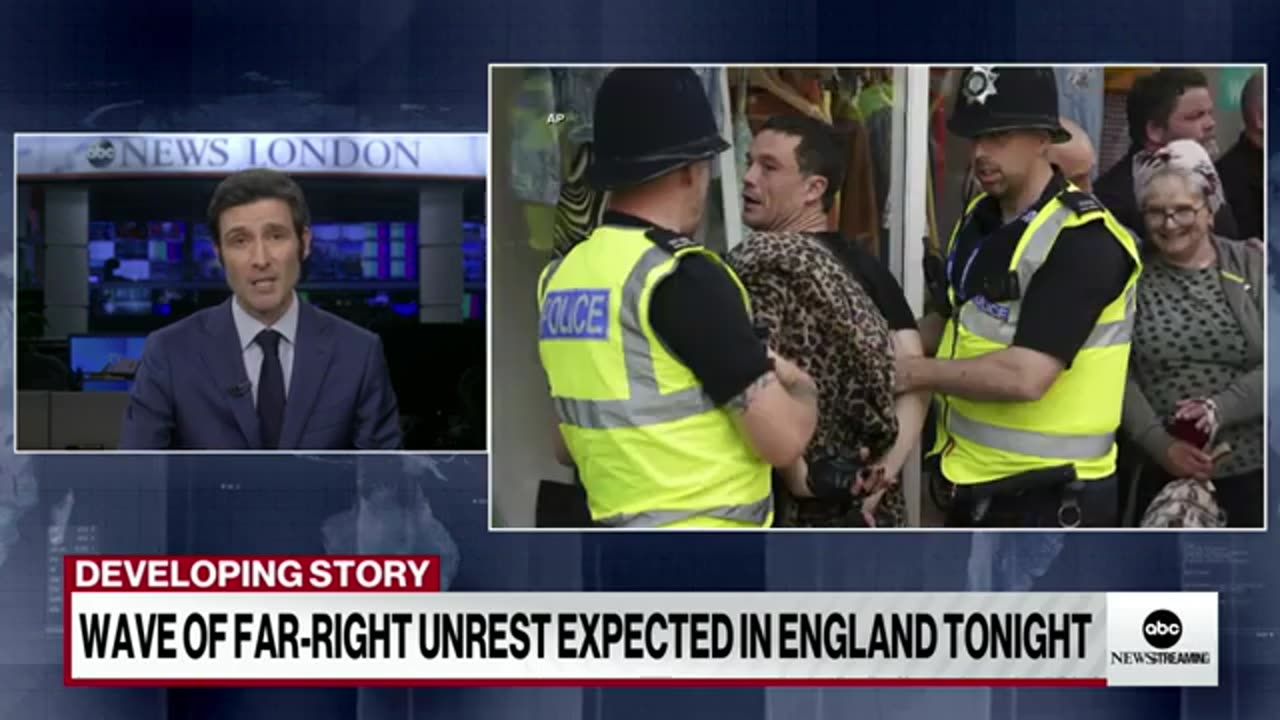 Wave of unrest expected in the UK tonight_ Far-right demonstrations, counter-pro