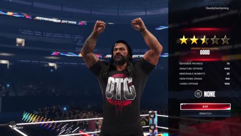 WWE 2K24: Roman Reigns vs. Bronson Reed