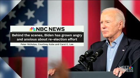 NBC reports Biden has grown angry and anxious about his reelection efforts amid bad polls