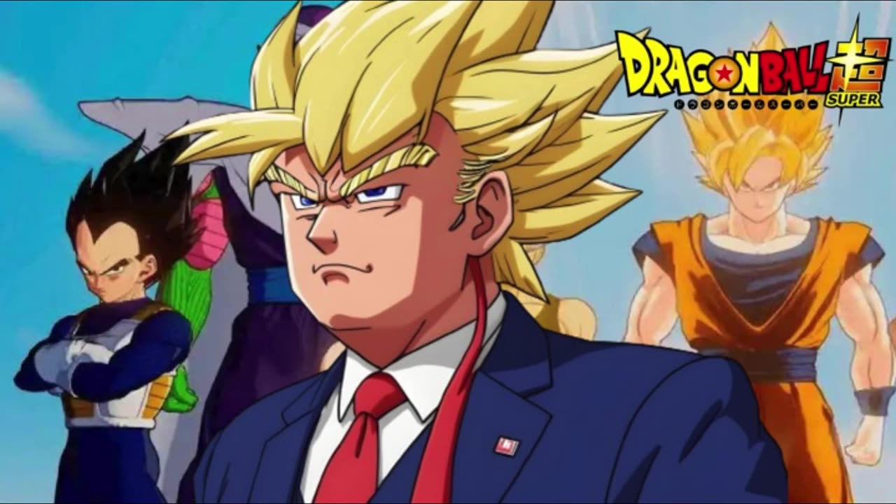 [Donald Trump sings/AI Cover] Dragon Ball Z Super Opening 1 Kazuya Yoshii - Chōzetsu ☆ Dynamic!