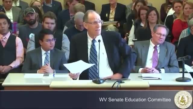 Dr. Alvin H. Moss, M.D. Full Testimony (West Virginia Senate Education Committee) - OC