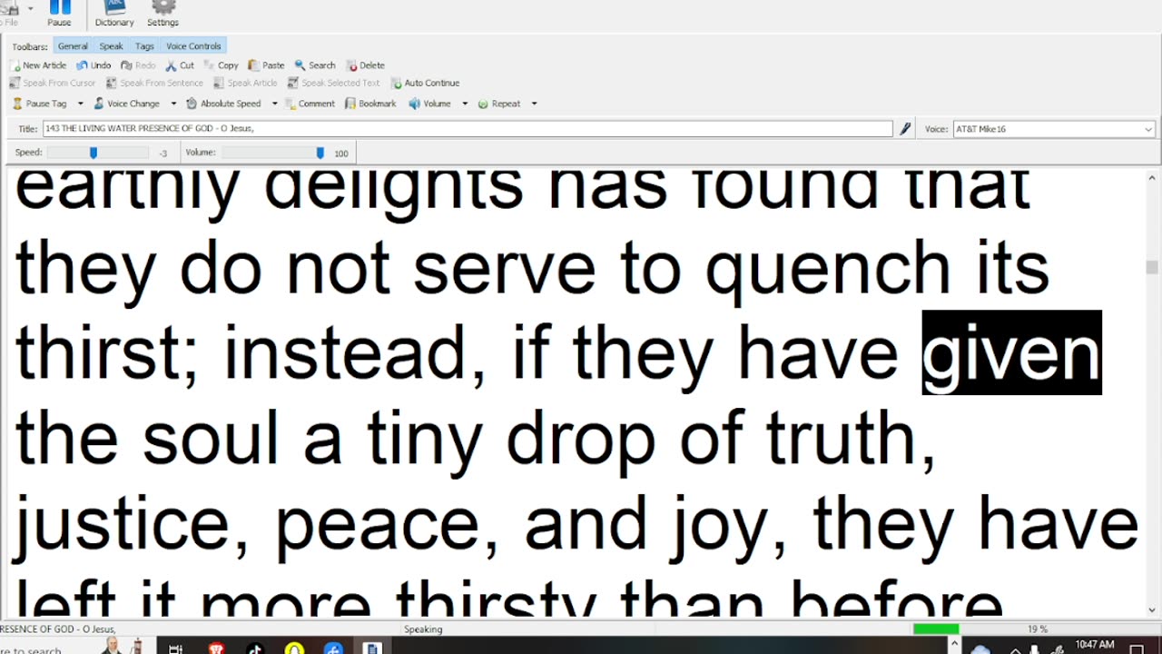 143 THE LIVING WATER