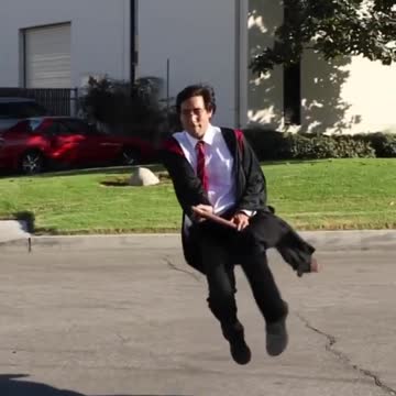 Zach King Flying Broomstick Magic illusion 😱😱😱😱#shorts#Htfox#Hfc