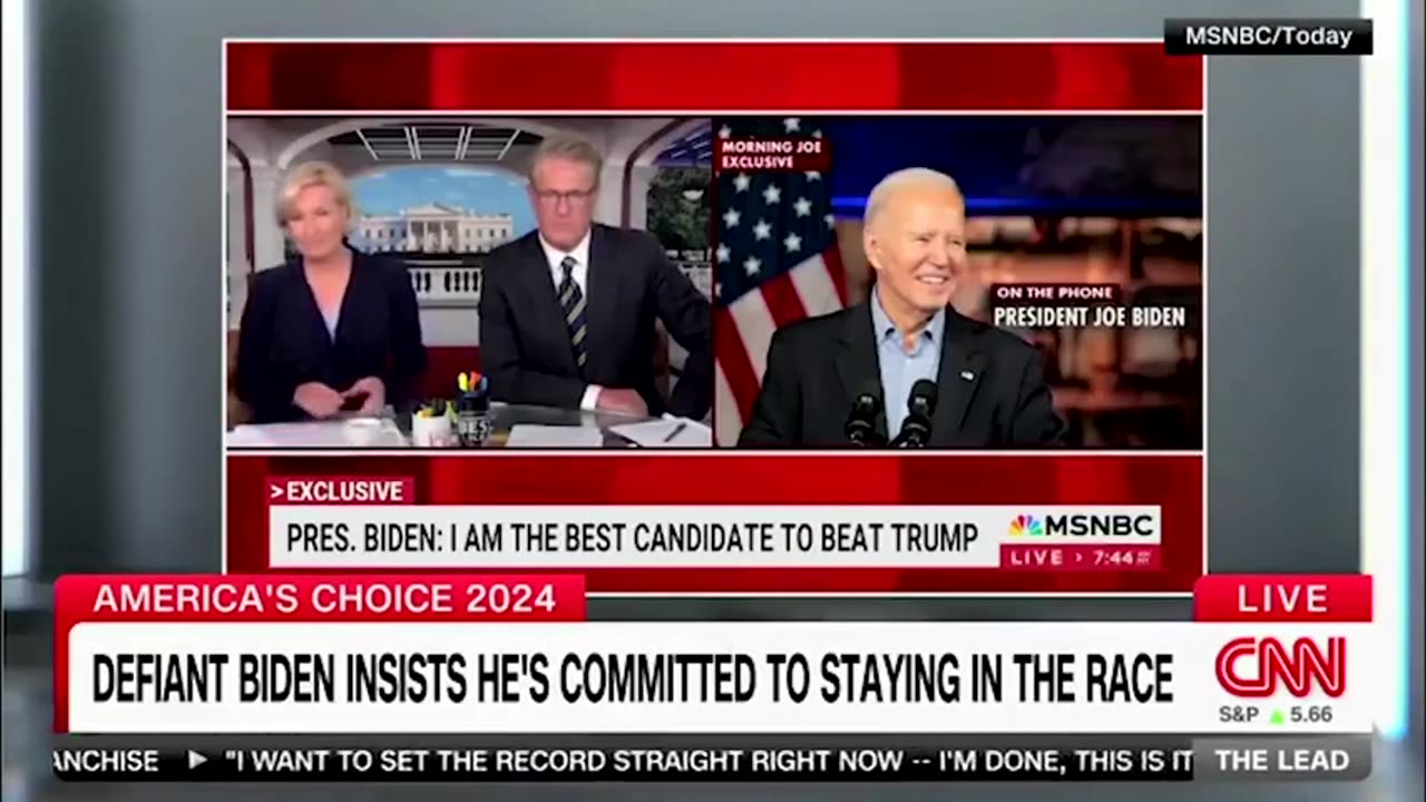 Watch Host Look Visibly Shocked While Reading Biden Quote On Air