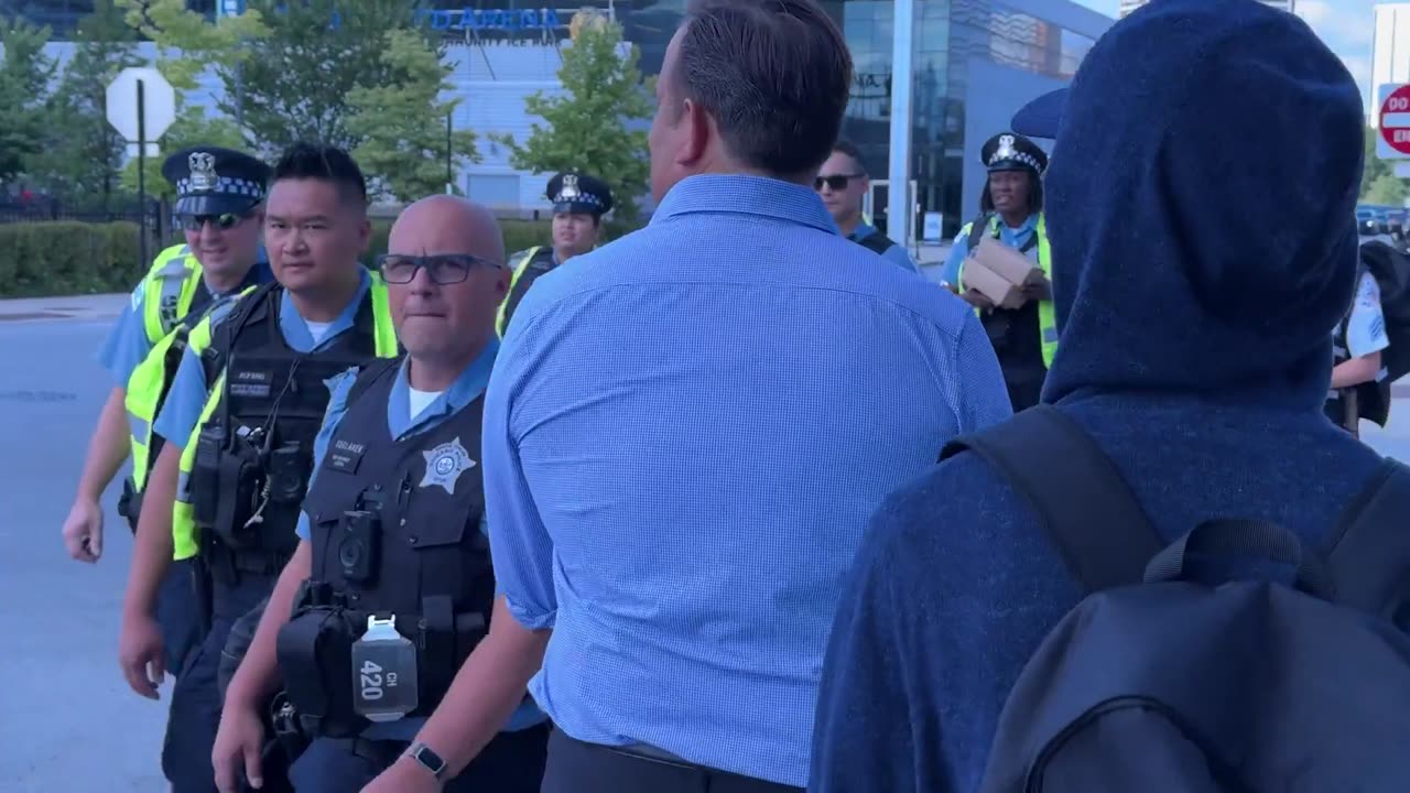 Steve Cortes tries to bring Illegal Alien into DNC in Chicago. The Hypocrites wouldn't let him in