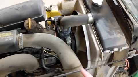 John Deere 455 Fan Belt Replacement