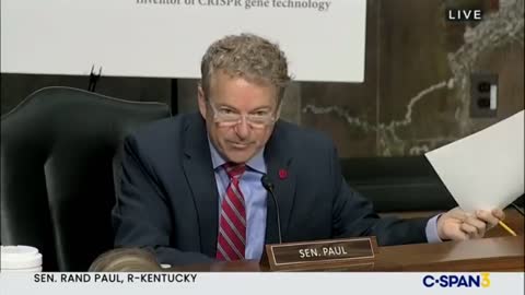 Rand Paul To Fauci: You're Trying "To Cover Your A**"