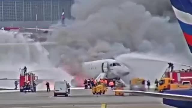 Fire in passenger planes.