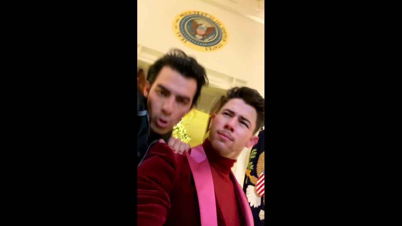 Joe Biden Makes A TikTok With The Jonas Brothers...