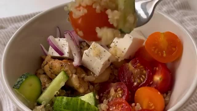 Боул - греческий с киноа / Greek Bowl with quinoa