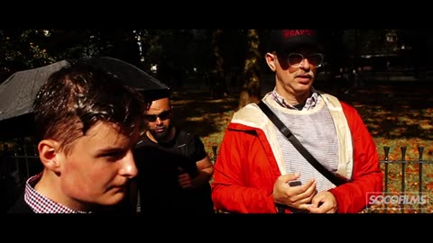 👀 Foul mouthed American Jew vs. Young Bob _ Speakers' Corner Debate #socofilms