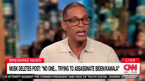 Don Lemon is melting down on CNN and blaming Trump for people wanting to K*LL HIM