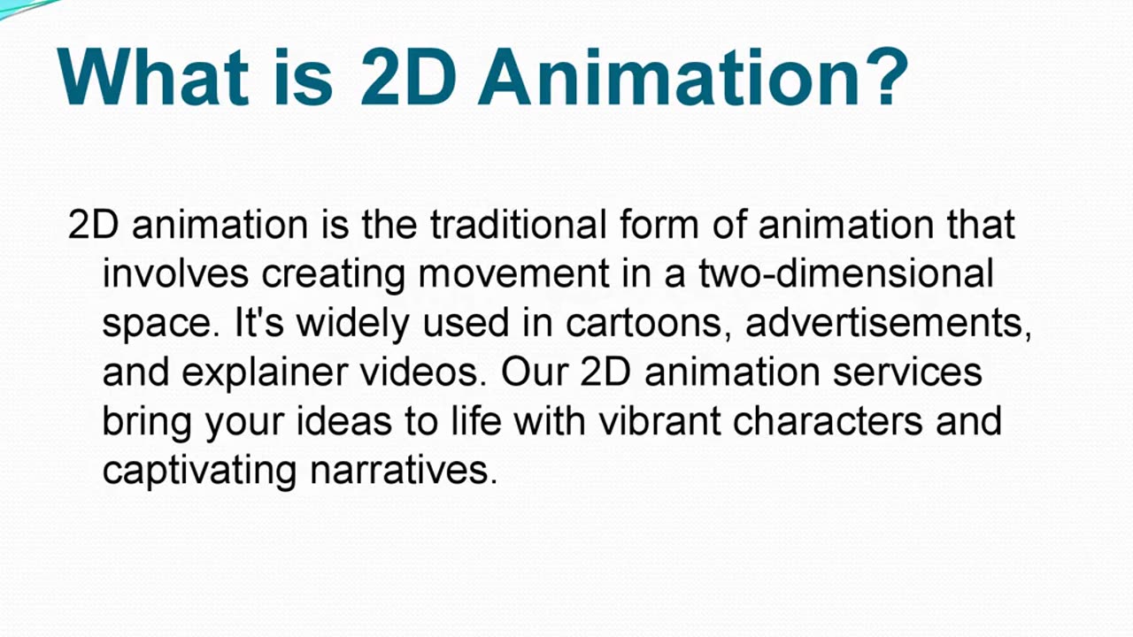 2d/3d animation services