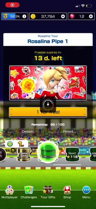 Mario Kart Tour - Pipe Opening High-End Item (Rosalina Tour) FINALLY HAD GOOD LUCK!