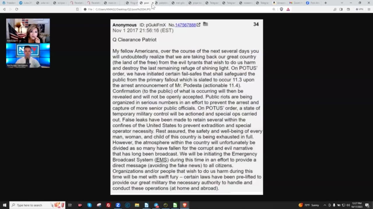 Ready for TRUTH about ISRAEL with Nick N Melissa 10-17-2023