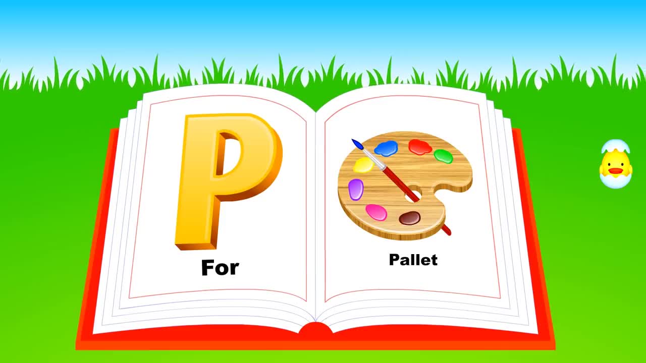 Children learning alphabet