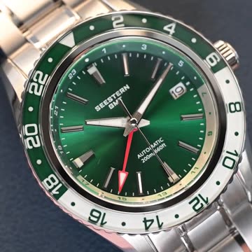 Nuevos relojes de pulsera GMT mecánicos automáticos para hombre, resistentes al agua